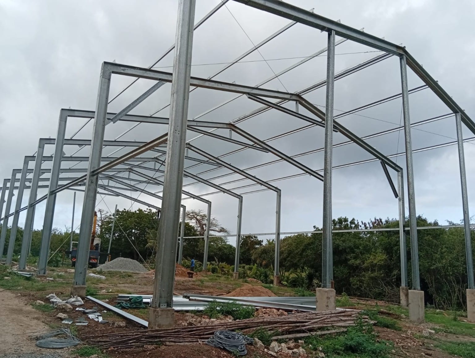 Safbuild steel structure at Diani with SBS